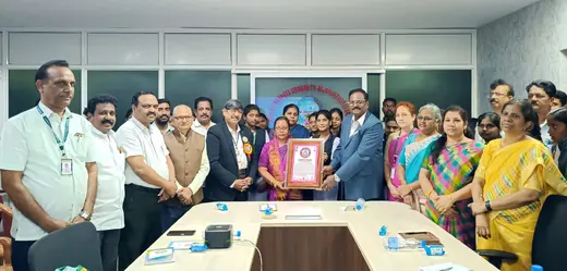 AKNU enter Telugu Books of Records